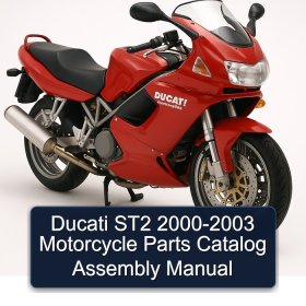 Ducati ST2 2000-2003 Motorcycle Parts Catalog Assembly Manual