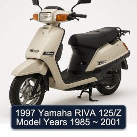 1997 Yamaha RIVA 125/Z Model Years 1985 ~ 2001