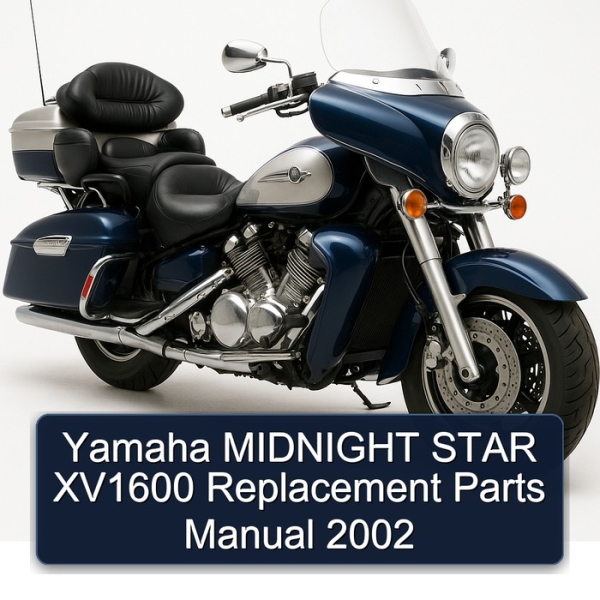 Yamaha MIDNIGHT STAR XV1600 Replacement Parts Manual 2002