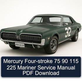 Mercury Four-stroke 75 90 115 225 Mariner Service Manual PDF Download