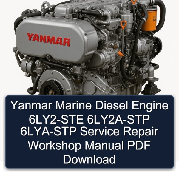 Yanmar Marine Diesel Engine 6LY2-STE 6LY2A-STP 6LYA-STP Service Repair Workshop Manual PDF Download