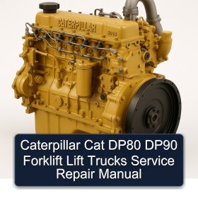 Caterpillar Cat DP80 DP90 Forklift Lift Trucks Service Repair Manual