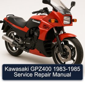 Kawasaki GPZ400 1983-1985 Service Repair Manual
