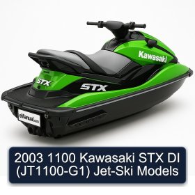 2003 1100 Kawasaki STX DI (JT1100-G1) Jet-Ski Models