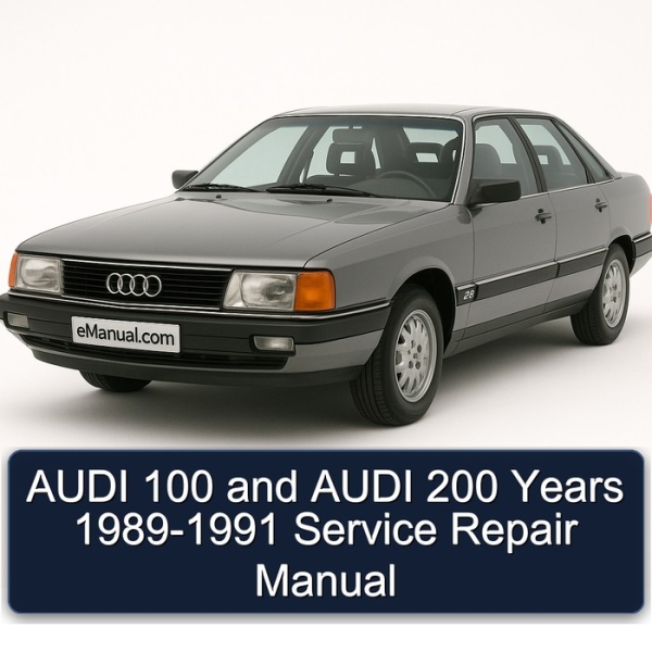 AUDI 100 and AUDI 200 Years 1989-1991 Service Repair Manual