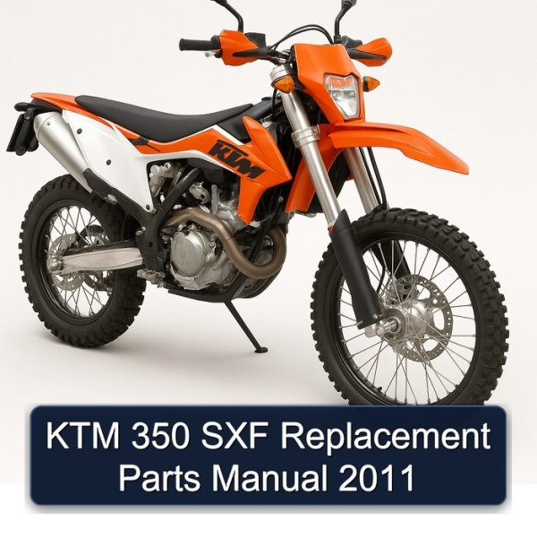 KTM 350 SXF Replacement Parts Manual 2011