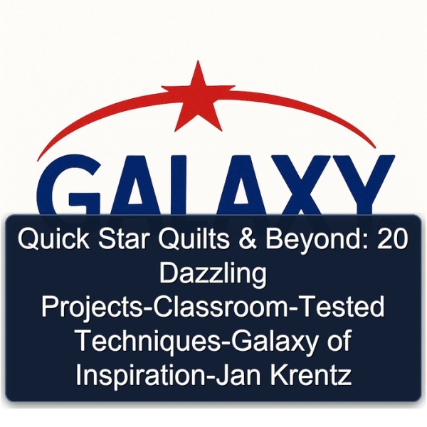 Quick Star Quilts & Beyond: 20 Dazzling Projects-Classroom-Tested Techniques-Galaxy of Inspiration-Jan Krentz
