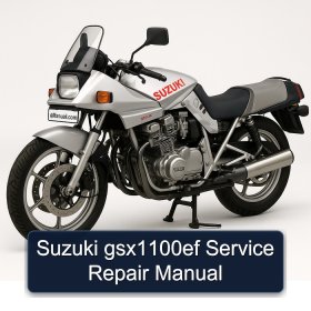Suzuki gsx1100ef Service Repair Manual