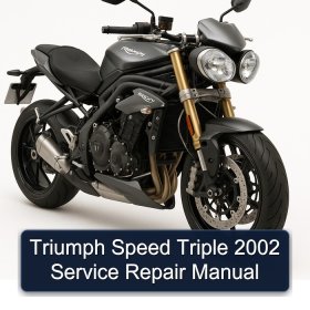 Triumph Speed Triple 2002 Service Repair Manual