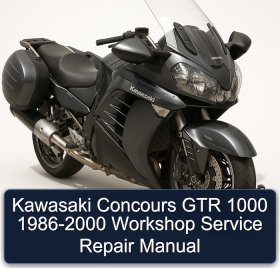 Kawasaki Concours GTR 1000 1986-2000 Workshop Service Repair Manual