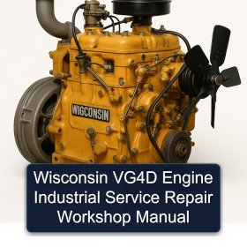 Wisconsin VG4D Engine Industrial Service Repair Workshop Manual
