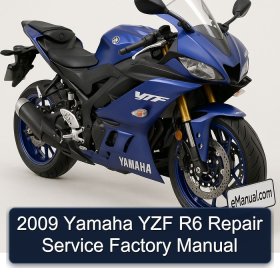 2009 Yamaha YZF R6 Repair Service Factory Manual