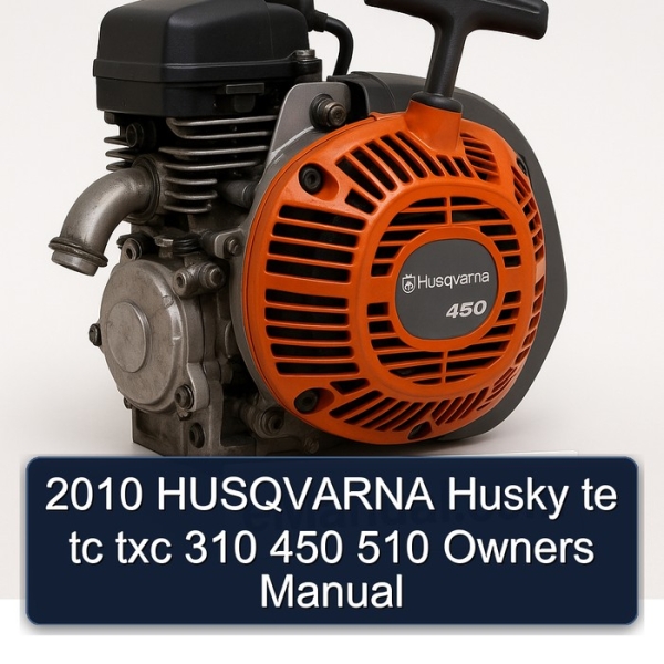 2010 HUSQVARNA Husky te tc txc 310 450 510 Owners Manual