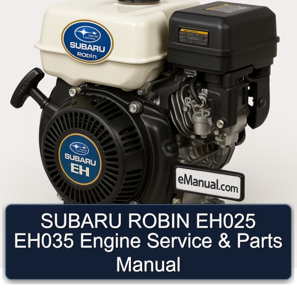 SUBARU ROBIN EH025 EH035 Engine Service & Parts Manual
