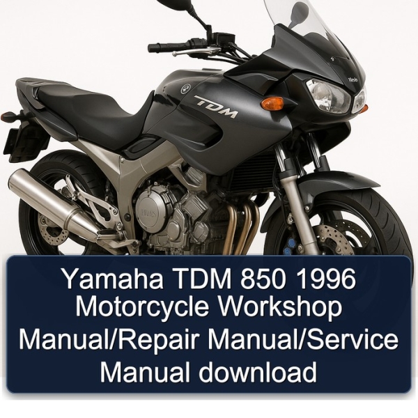 Yamaha TDM 850 1996 Motorcycle Workshop Manual/Repair Manual/Service Manual download