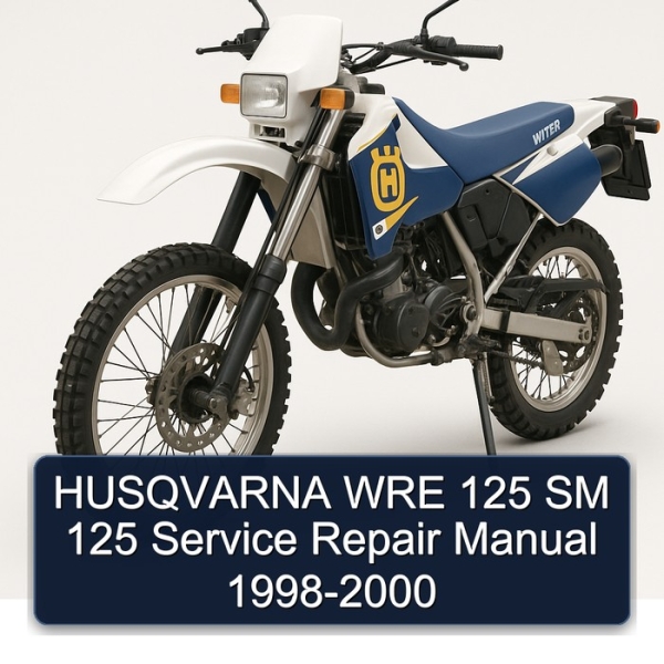 HUSQVARNA WRE 125 SM 125 Service Repair Manual 1998-2000