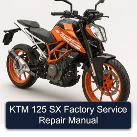 KTM 125 SX Factory Service Repair Manual