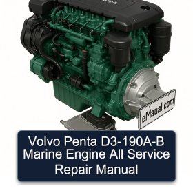 Volvo Penta D3-190A-B Marine Engine All Service Repair Manual