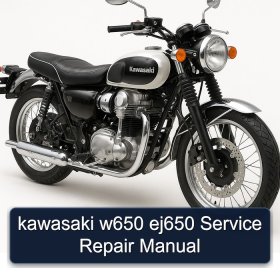 kawasaki w650 ej650 Service Repair Manual