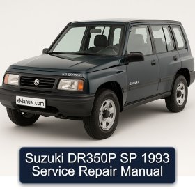 Suzuki DR350P SP 1993 Service Repair Manual