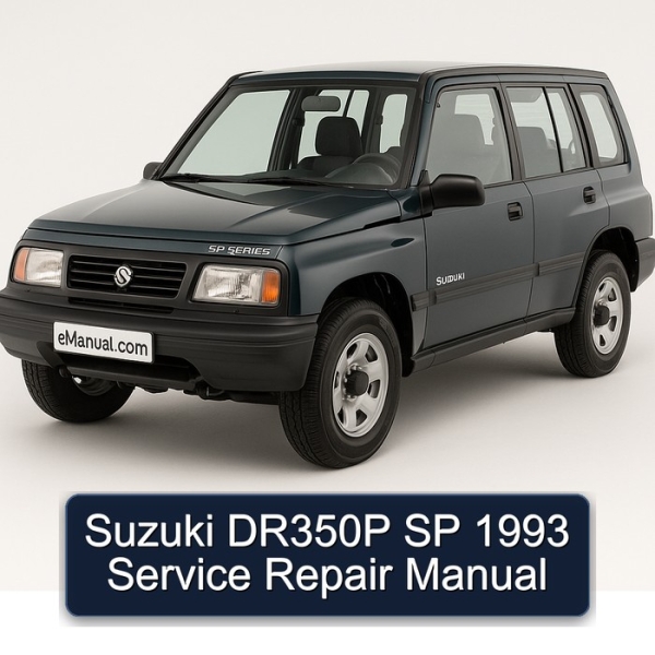 Suzuki DR350P SP 1993 Service Repair Manual