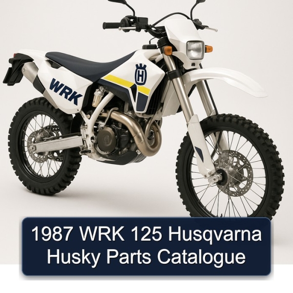 1987 WRK 125 Husqvarna Husky Parts Catalogue
