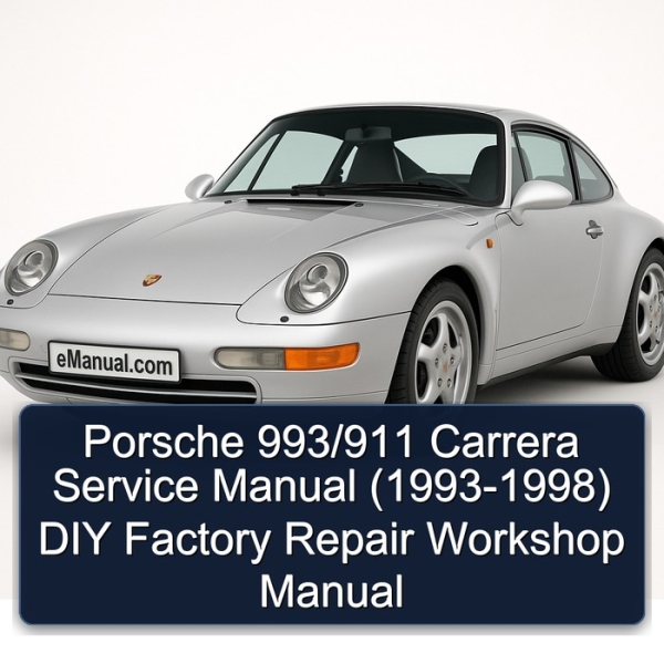 Porsche 993/911 Carrera Service Manual (1993-1998) DIY Factory Repair Workshop Manual