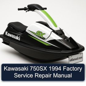 Kawasaki 750SX 1994 Factory Service Repair Manual