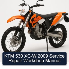 KTM 530 XC-W 2009 Service Repair Workshop Manual