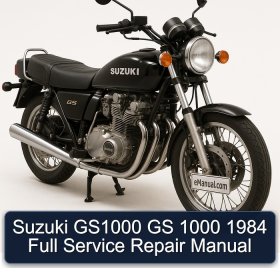 Suzuki GS1000 GS 1000 1984 Full Service Repair Manual