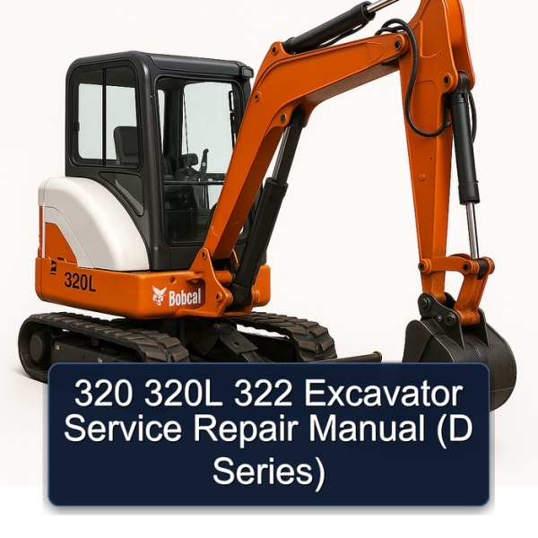 320 320L 322 Excavator Service Repair Manual (D Series)
