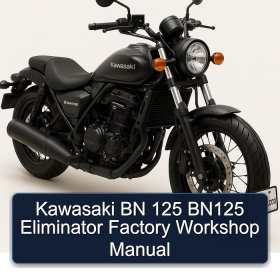 Kawasaki BN 125 BN125 Eliminator Factory Workshop Manual