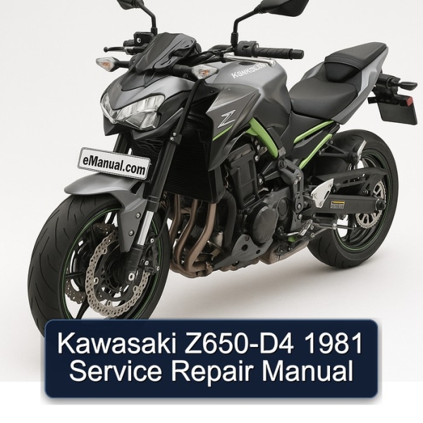 Kawasaki Z650-D4 1981 Service Repair Manual