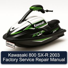 Kawasaki 800 SX-R 2003 Factory Service Repair Manual