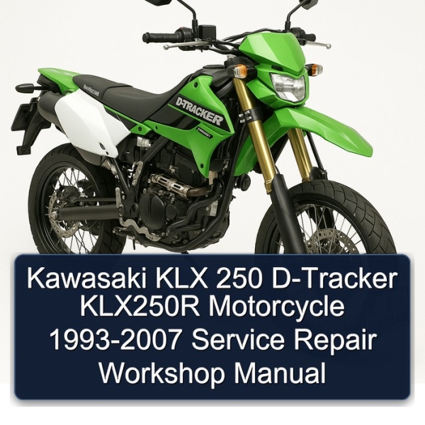 Kawasaki KLX 250 D-Tracker KLX250R Motorcycle 1993-2007 Service Repair Workshop Manual