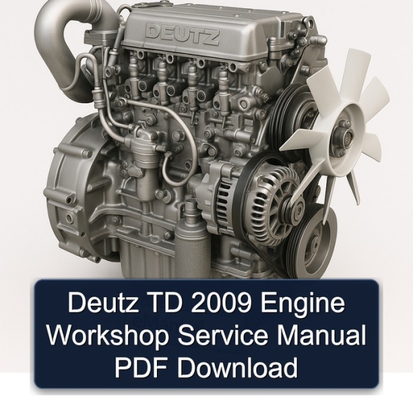 Deutz TD 2009 Engine Workshop Service Manual PDF Download