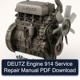 DEUTZ Engine 914 Service Repair Manual PDF Download