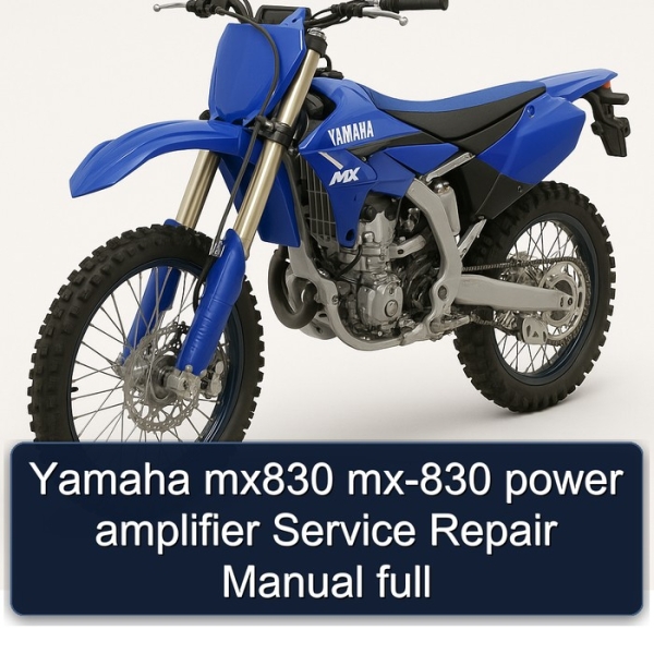 Yamaha mx830 mx-830 power amplifier Service Repair Manual full