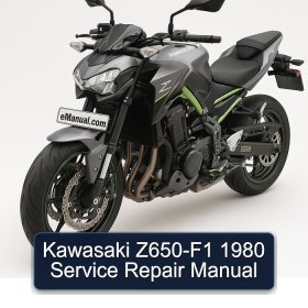 Kawasaki Z650-F1 1980 Service Repair Manual