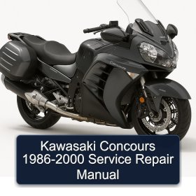 Kawasaki Concours 1986-2000 Service Repair Manual