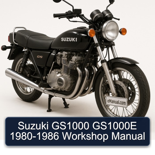 Suzuki GS1000 GS1000E 1980-1986 Workshop Manual
