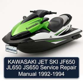 KAWASAKI JET SKI JF650 JL650 JS650 Service Repair Manual 1992-1994