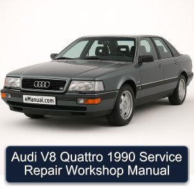 Audi V8 Quattro 1990 Service Repair Workshop Manual