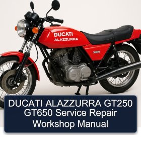 DUCATI ALAZZURRA GT250 GT650 Service Repair Workshop Manual