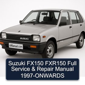 Suzuki FX150 FXR150 Full Service & Repair Manual 1997-ONWARDS