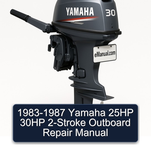 1983-1987 Yamaha 25HP 30HP 2-Stroke Outboard Repair Manual