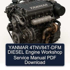 YANMAR 4TNV84T-DFM DIESEL Engine Workshop Service Manual PDF Download
