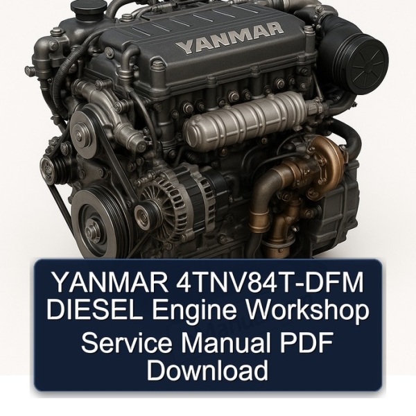 Manual de Servicio del Motor Diesel YANMAR 4TNV84T-DFM (PDF)