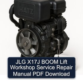 JLG X17J BOOM Lift Workshop Service Repair Manual PDF Download