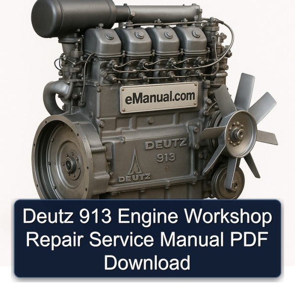 Deutz 913 Engine Workshop Repair Service Manual PDF Download